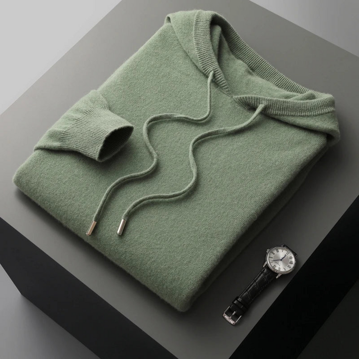 Drune | Merino Strick Kapuzenpullover