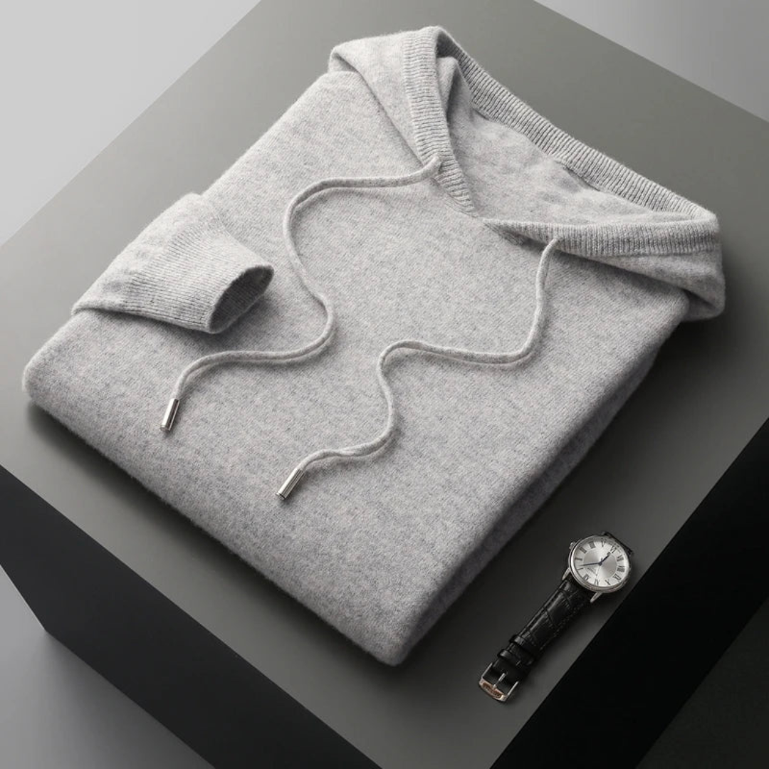 Drune | Merino Strick Kapuzenpullover