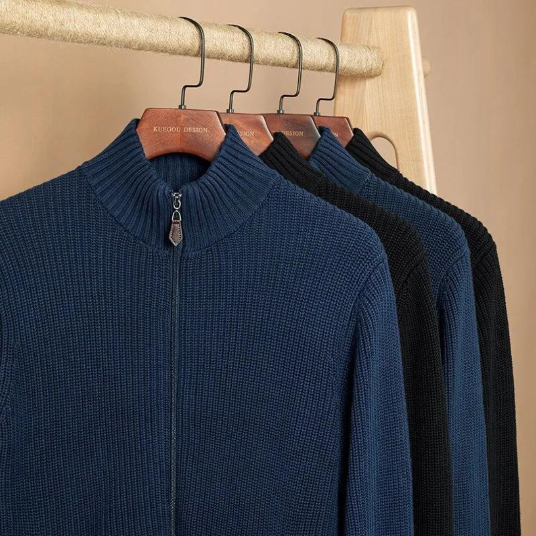 Drune | Pullover mit Reißverschluss