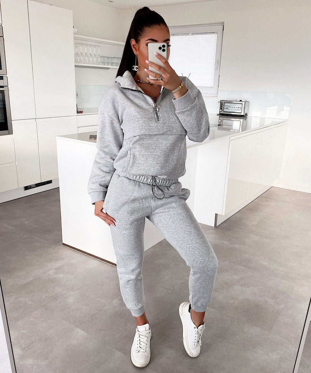 Drune | Set - Grau Neu Trainingsanzug