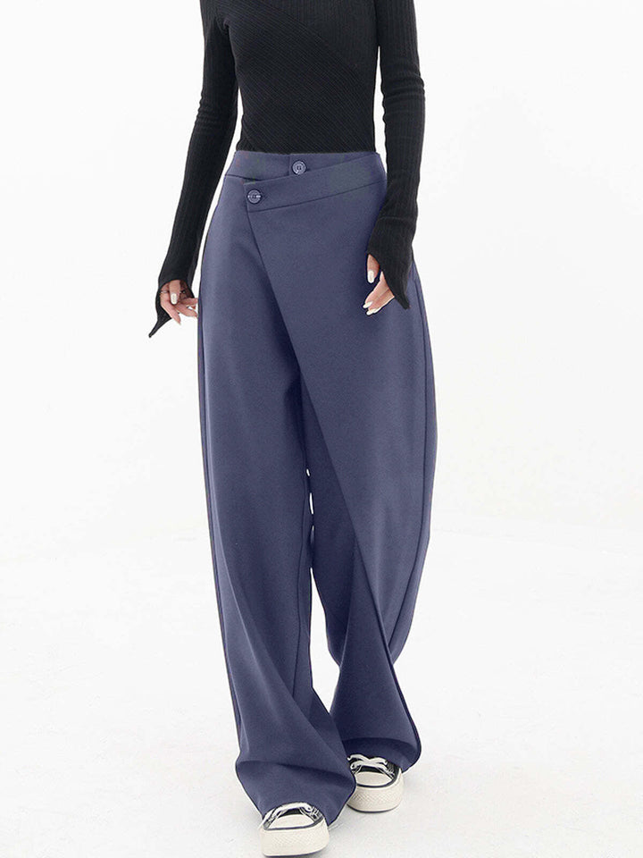 Drune | Asymmetrische weite Hose