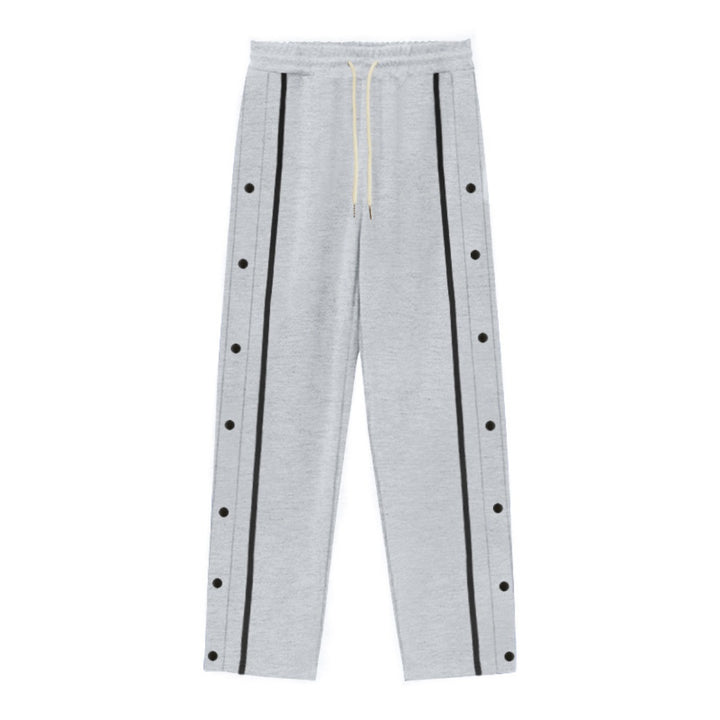 Drune | Gerade Sporthose mit Knöpfen