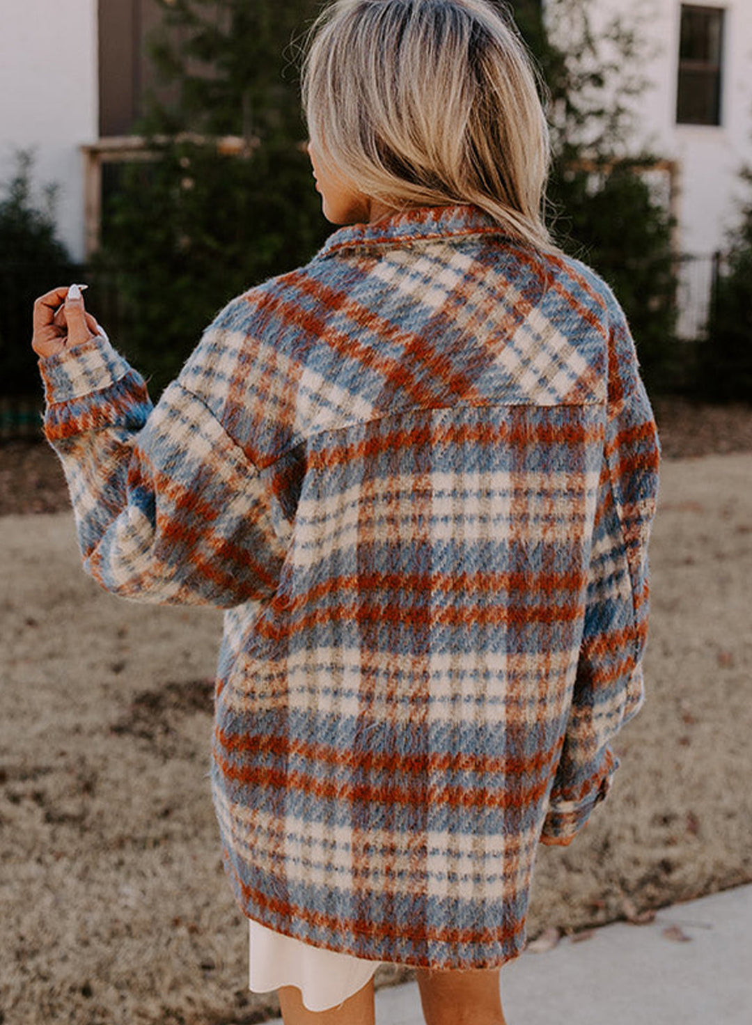 Drune | Gitterhemdjacke Im Flanell-look Wollmischung Warm und Trendy