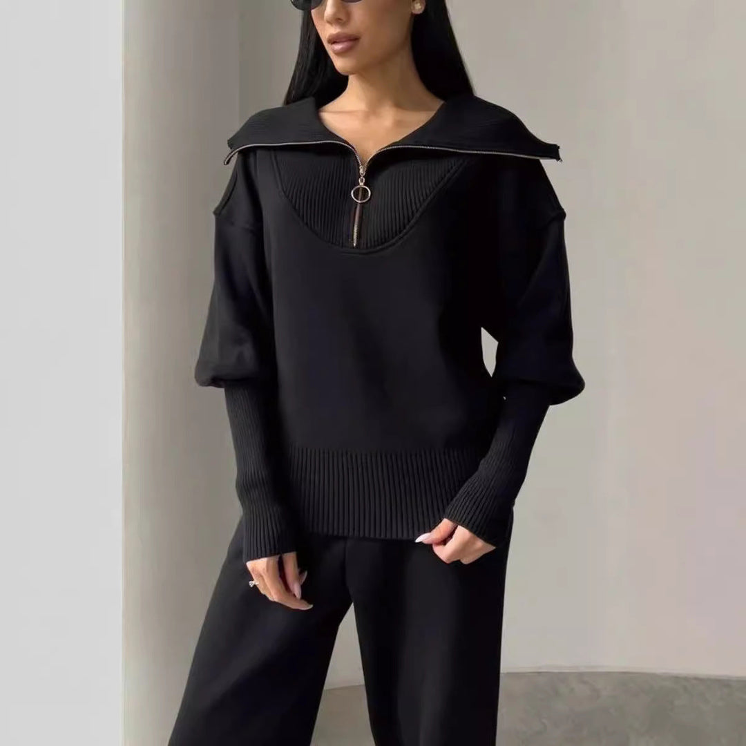 Drune | Zweiteiliges Freizeit-Set mit Reißverschluss-Pullover