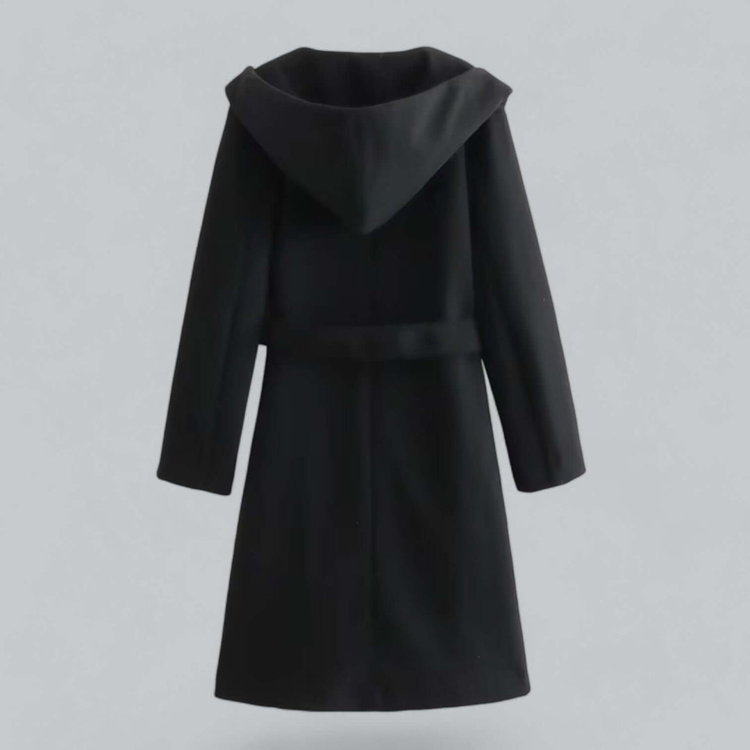Drune | Damen Kapuzen Lang Trenchcoat