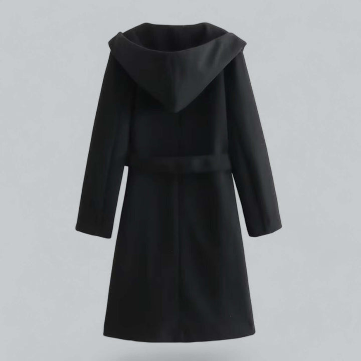 Drune | Damen Kapuzen Lang Trenchcoat