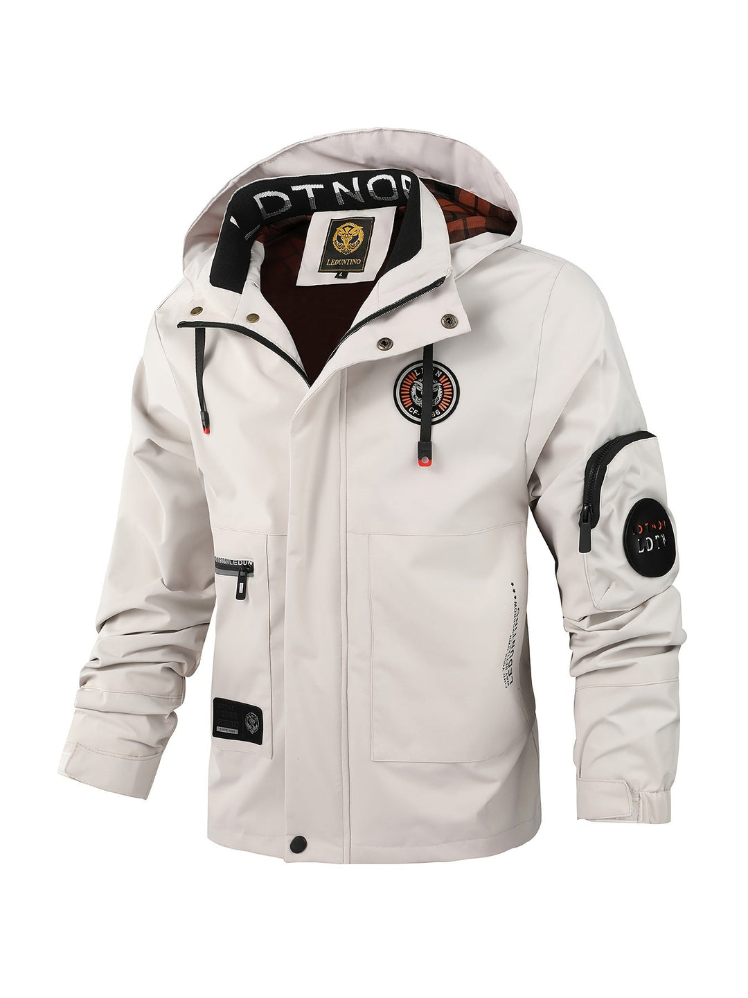 Drune | Dicke Lange Ärmel Revers Kragen Winter Jacke Für Herren - Perfekt für Outdoor-Aktivitäten