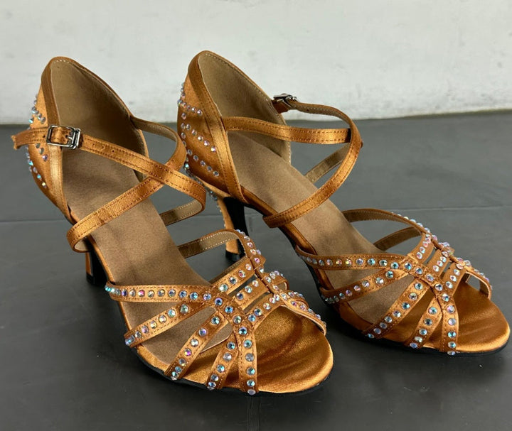 Drune | Diamond Latin Tanzschuhe Damen High Heels Tanzschuhe
