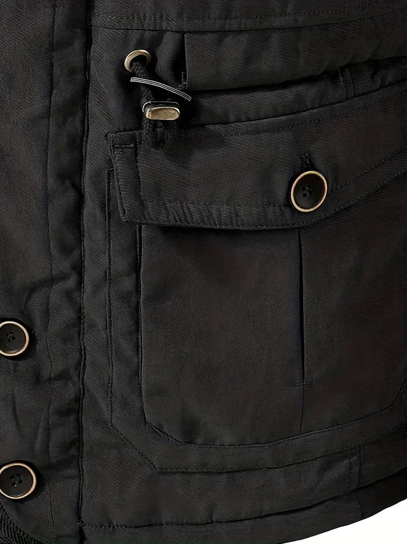 Drune | HerrenWinterjacke mit Kapuze und Taschen