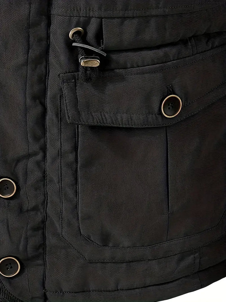 Drune | HerrenWinterjacke mit Kapuze und Taschen
