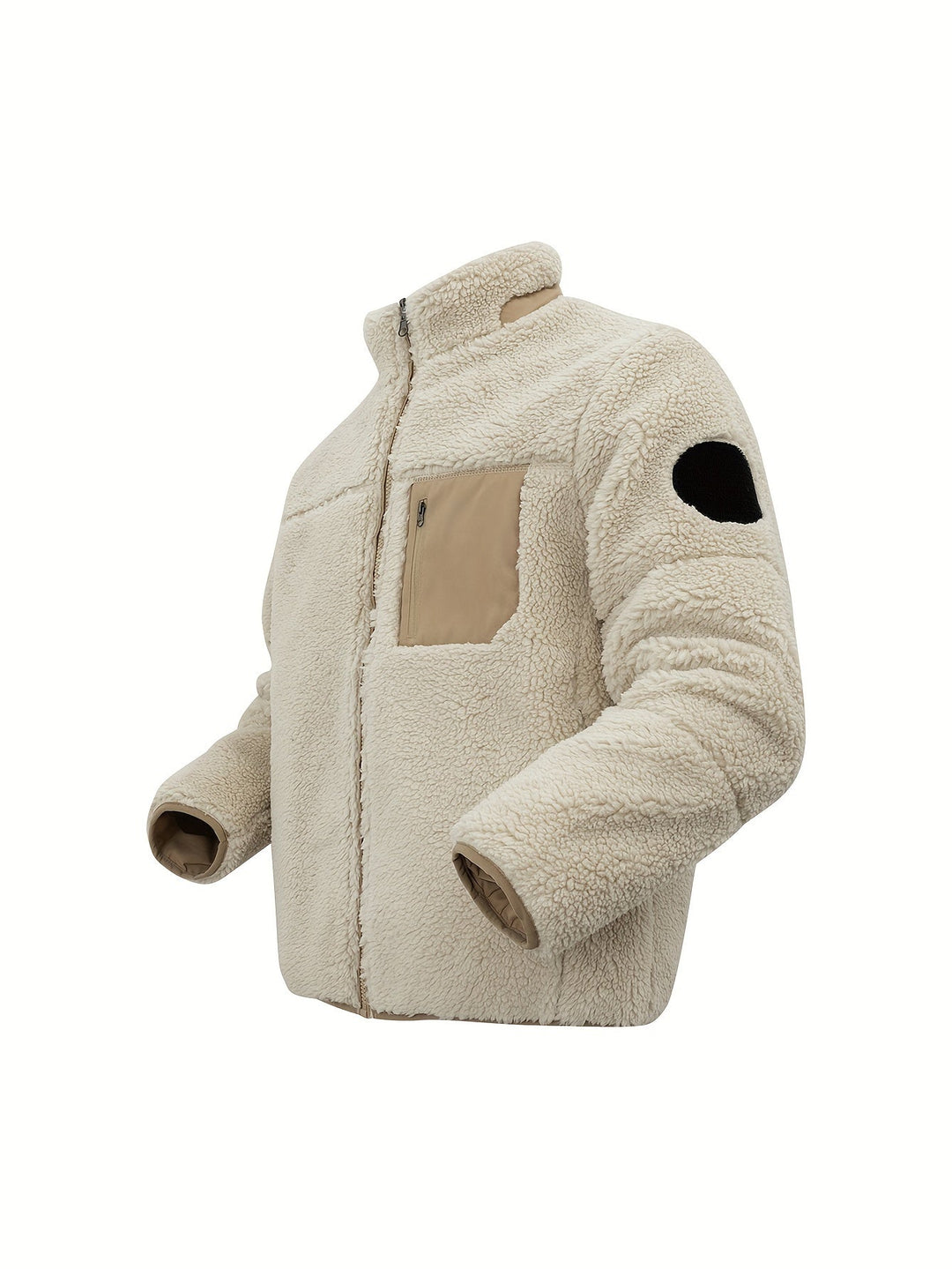 Drune | Hochgeschlossener Winter-Teddyjacke