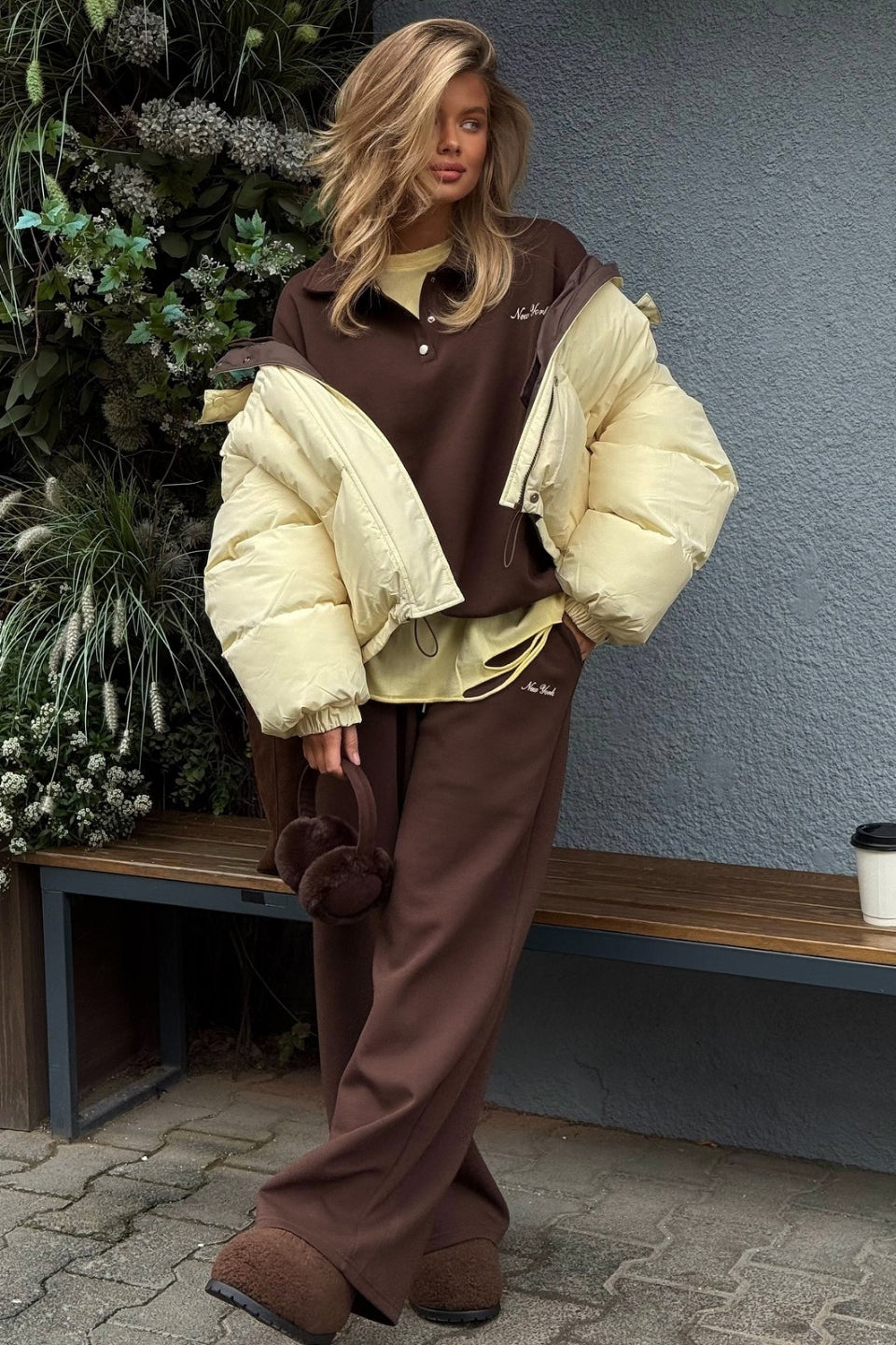 Drune | Fit Puffy Puffer Jacke