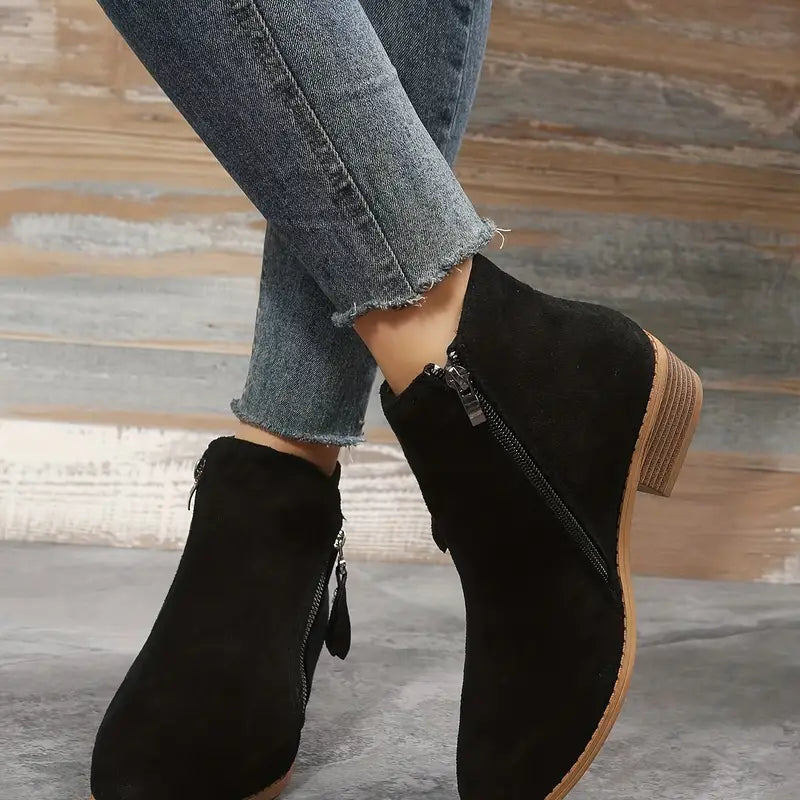 Drune | Stylische Vegan Leder Stiefeletten