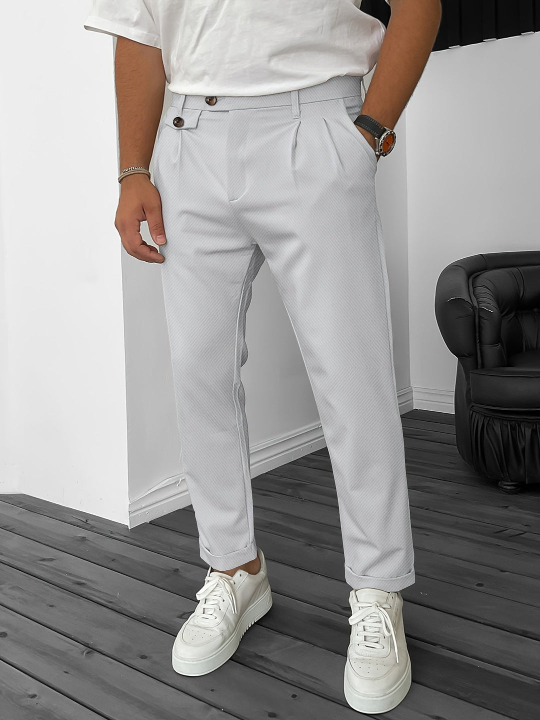 DruneStretch Herrenhose für Geschäftliche Bankette