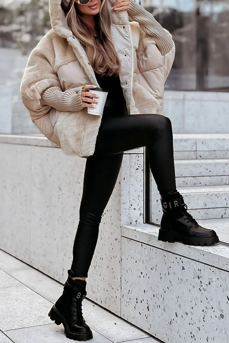 Drune | Casual lined hooded jacket for women