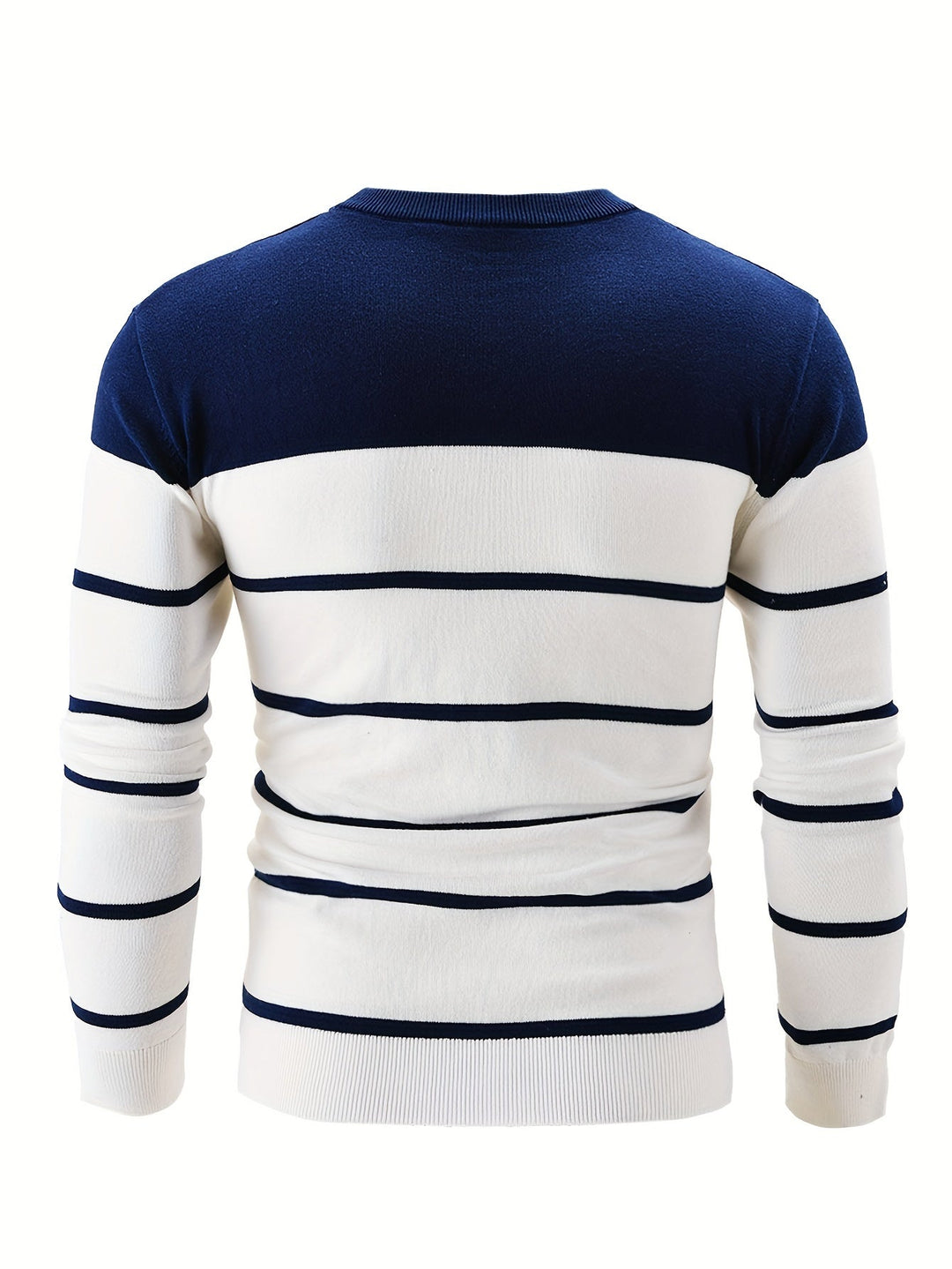 Drune | Gestreifter Pullover Baumwolle Klassisch und Komfortabel