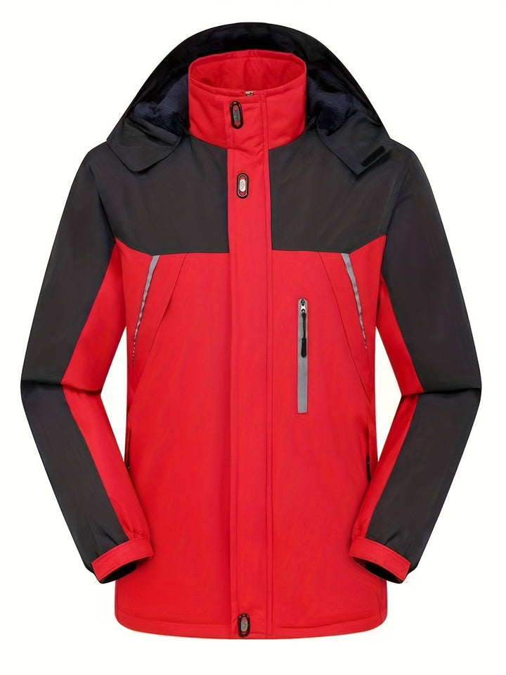 Drune | Winterjacke casual mit wasserdichtem Fleece-Futter und Kapuze für Herren - Ideal für Herbst/Winter