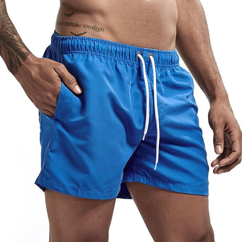 Drune | Einfarbige Herrenstrandshorts Schnelltrocknend