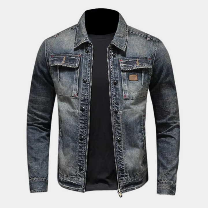 Drune | Denim Jeansjacke Für Männer Mit Modernem Schnitt