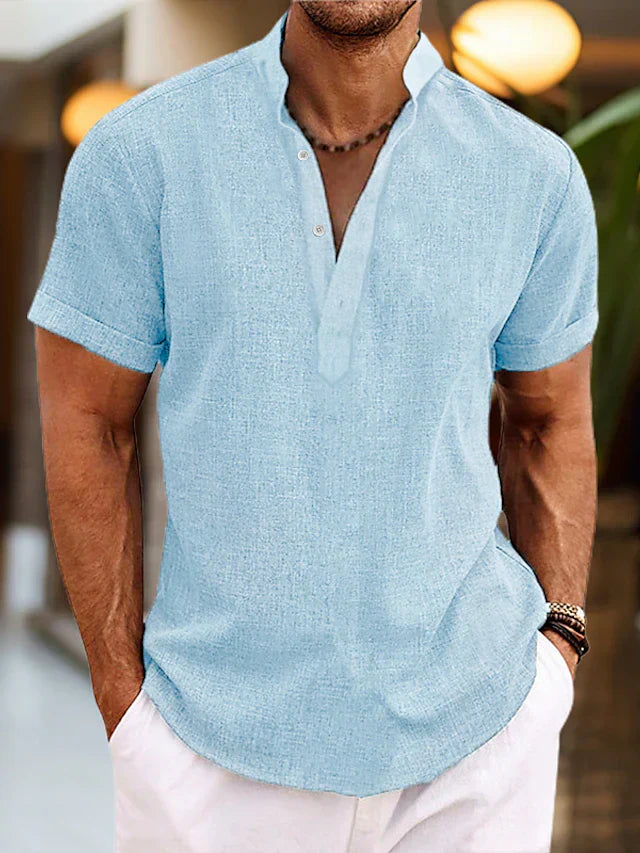 Drune | Hochwertiges, Bequemes Herren Poloshirt Mit V-Ausschnitt