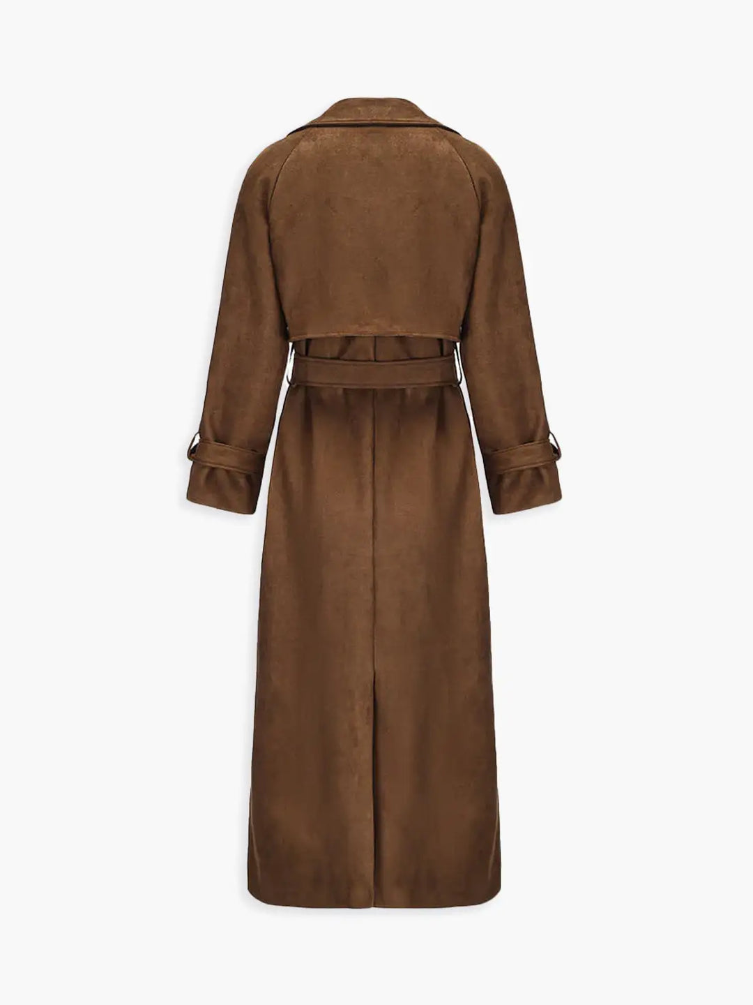 Drune | Faux Suede Gürtel Trench