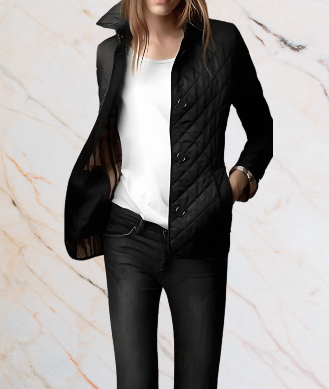Drune | ELEGANTE FÖRMENDE JACKE MIT PRÄGEHERSTELLUNG DESIGN