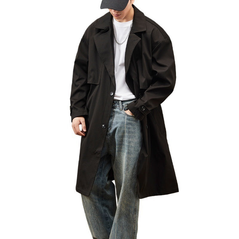 Drune | Trenchcoat - Verstellbare Passform - Modernes Langdesign