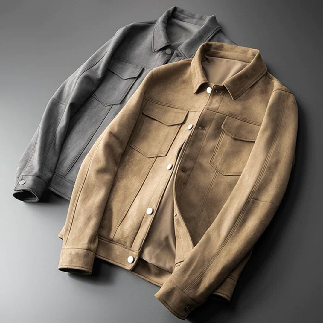 Drune | Wildlederjacke Männer - Winddicht