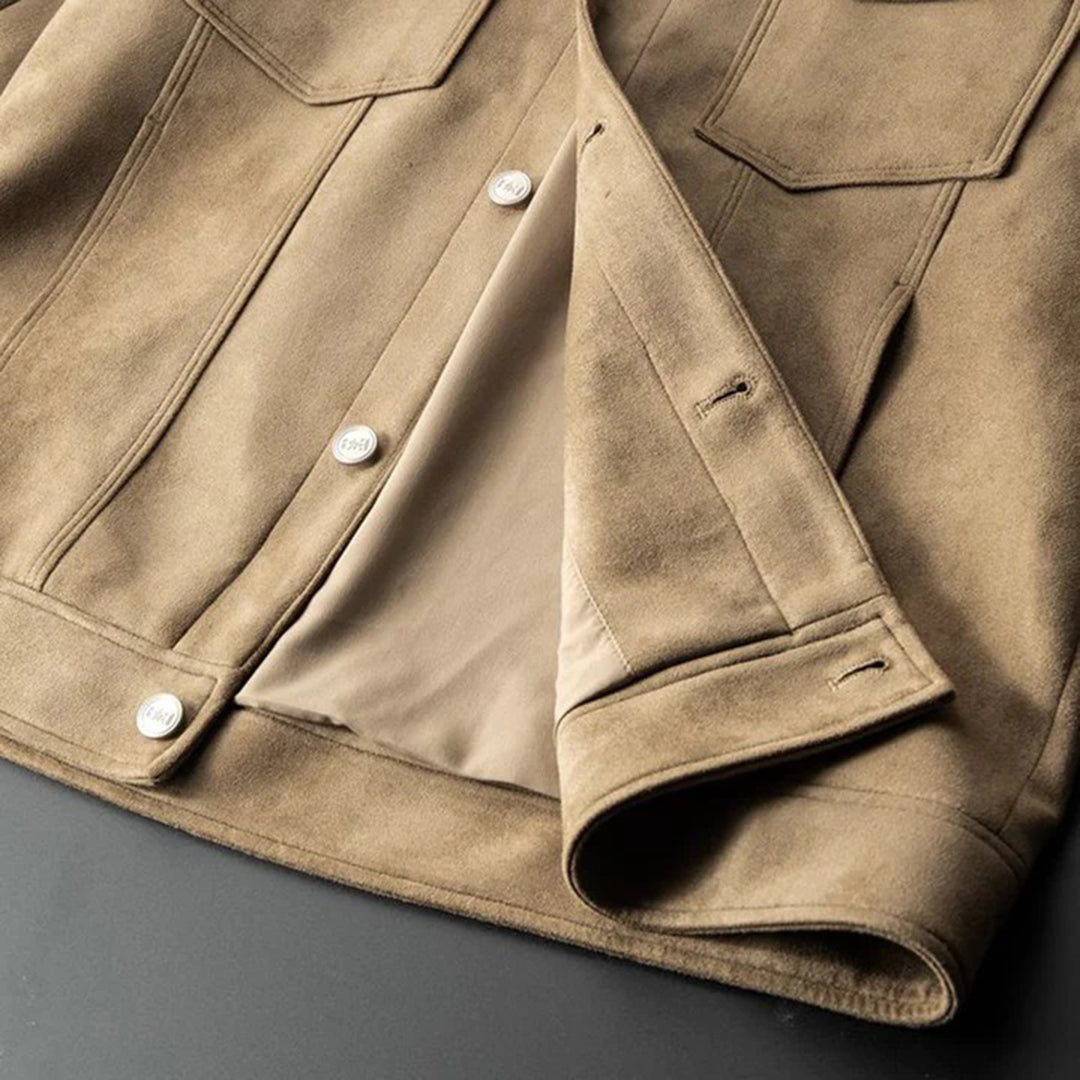 Drune | Wildlederjacke Männer - Winddicht