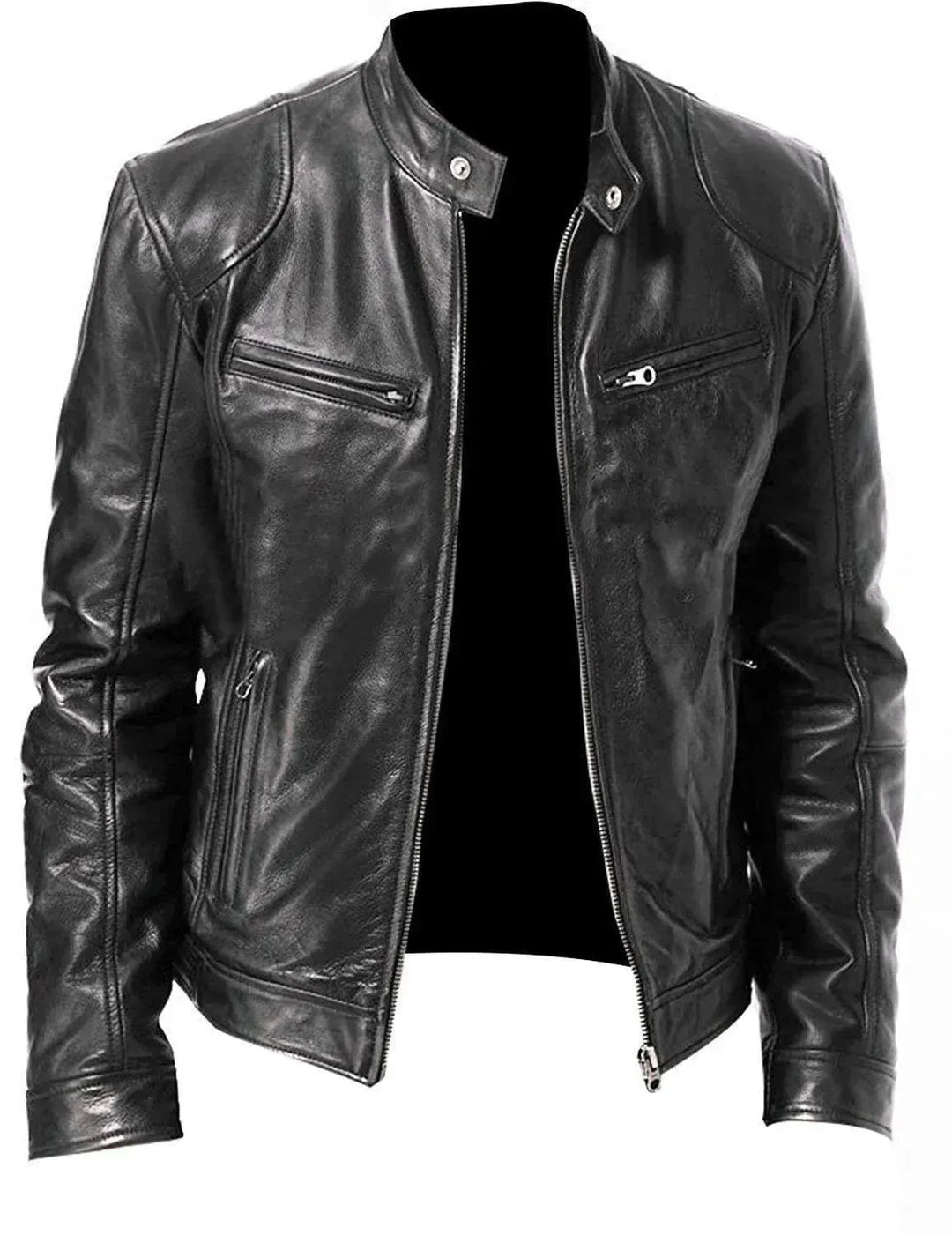 Drune | Elegante Slim Fit Herren Lederjacke