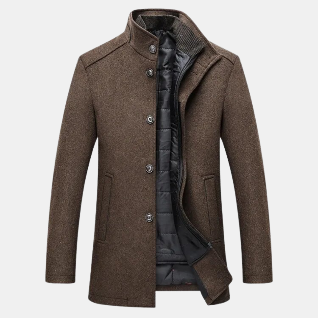 Drune | Eleganter Trenchcoat Im Klassischen Schnitt Für Herren
