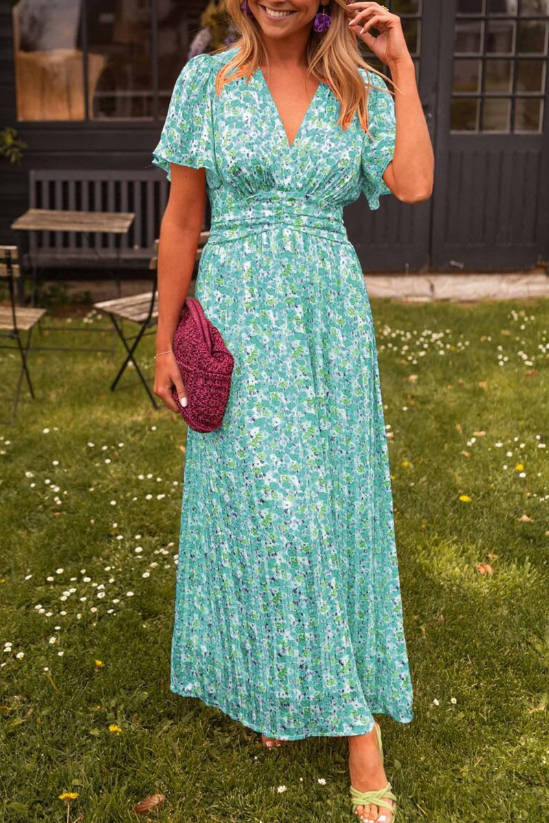 Drune | Elegantes Blumen Kleid Für Den Sommer