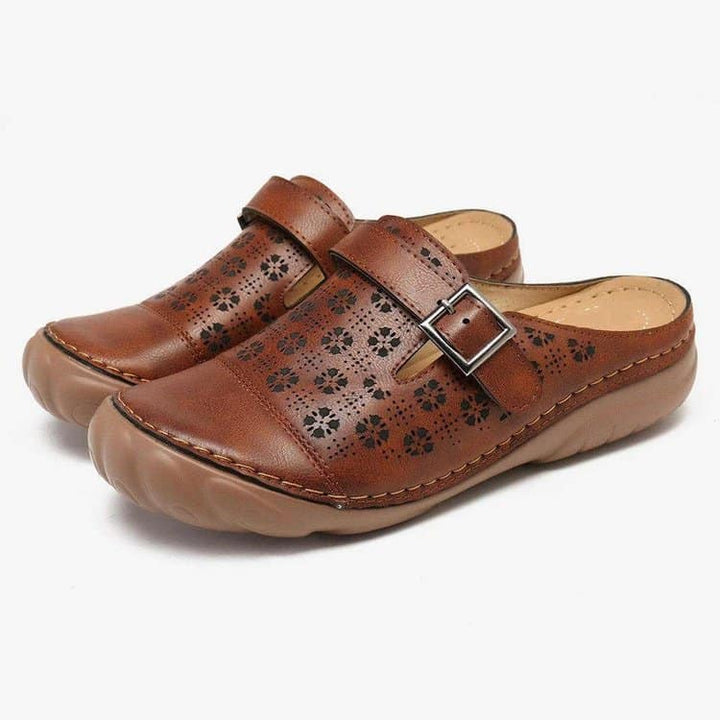 Drune | Damen Clogs Aus Leder Weite Passform Leicht