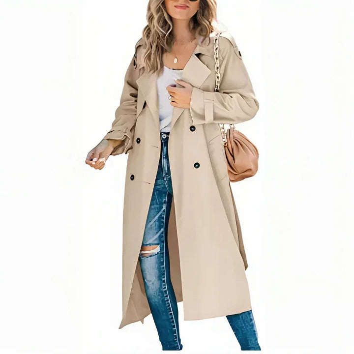 Drune | Eleganter Damen Trenchcoat mit Gürtel