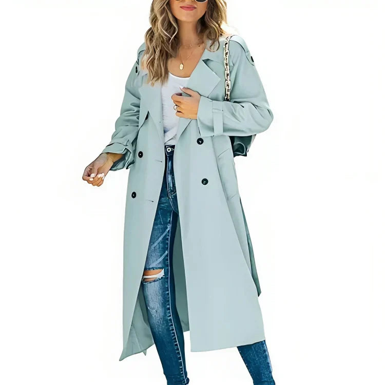 Drune | Eleganter Damen Trenchcoat mit Gürtel