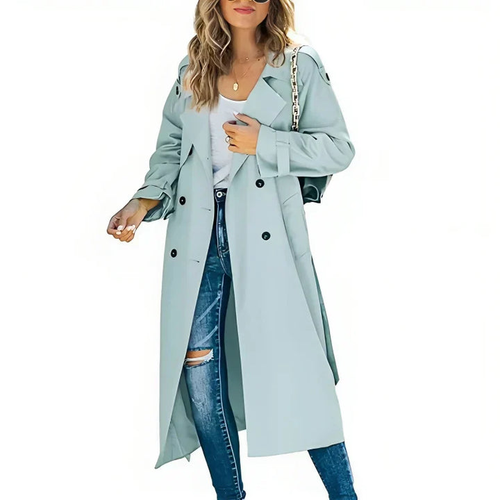 Drune | Eleganter Damen Trenchcoat mit Gürtel