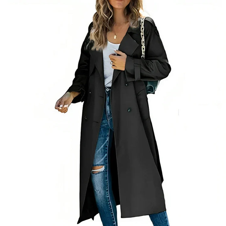Drune | Eleganter Damen Trenchcoat mit Gürtel