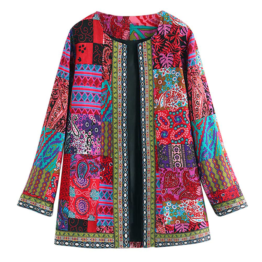 Drune | Damenjacken Frühlingsjacke in Blau und Rot