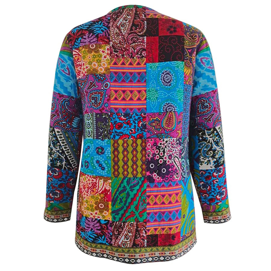 Drune | Damenjacken Frühlingsjacke in Blau und Rot