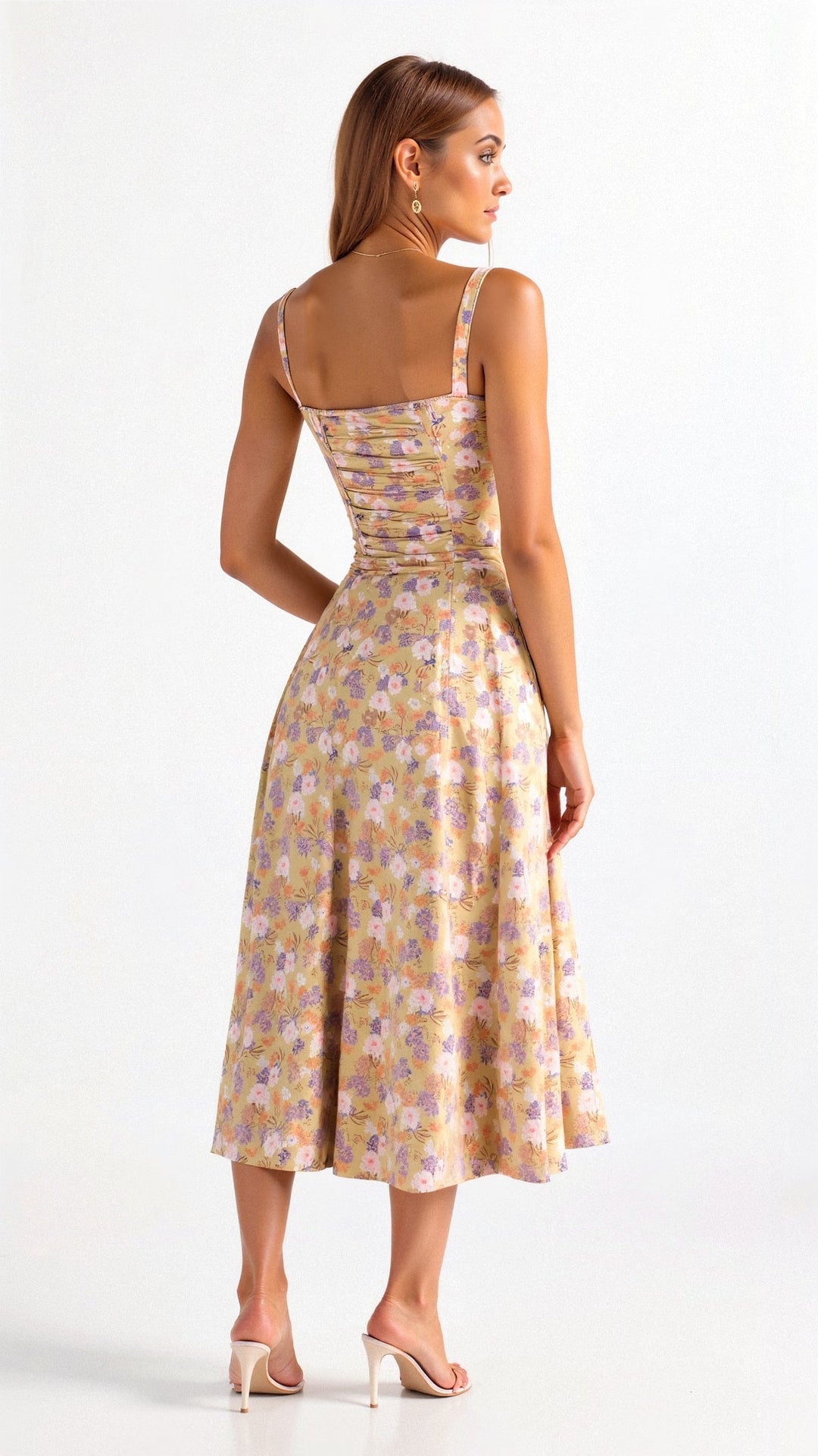 Drune | Sommerliches Midi Kleid Mit Trägern & Schlitz Luftig, Elegant & Perfekt Für Warme Tage