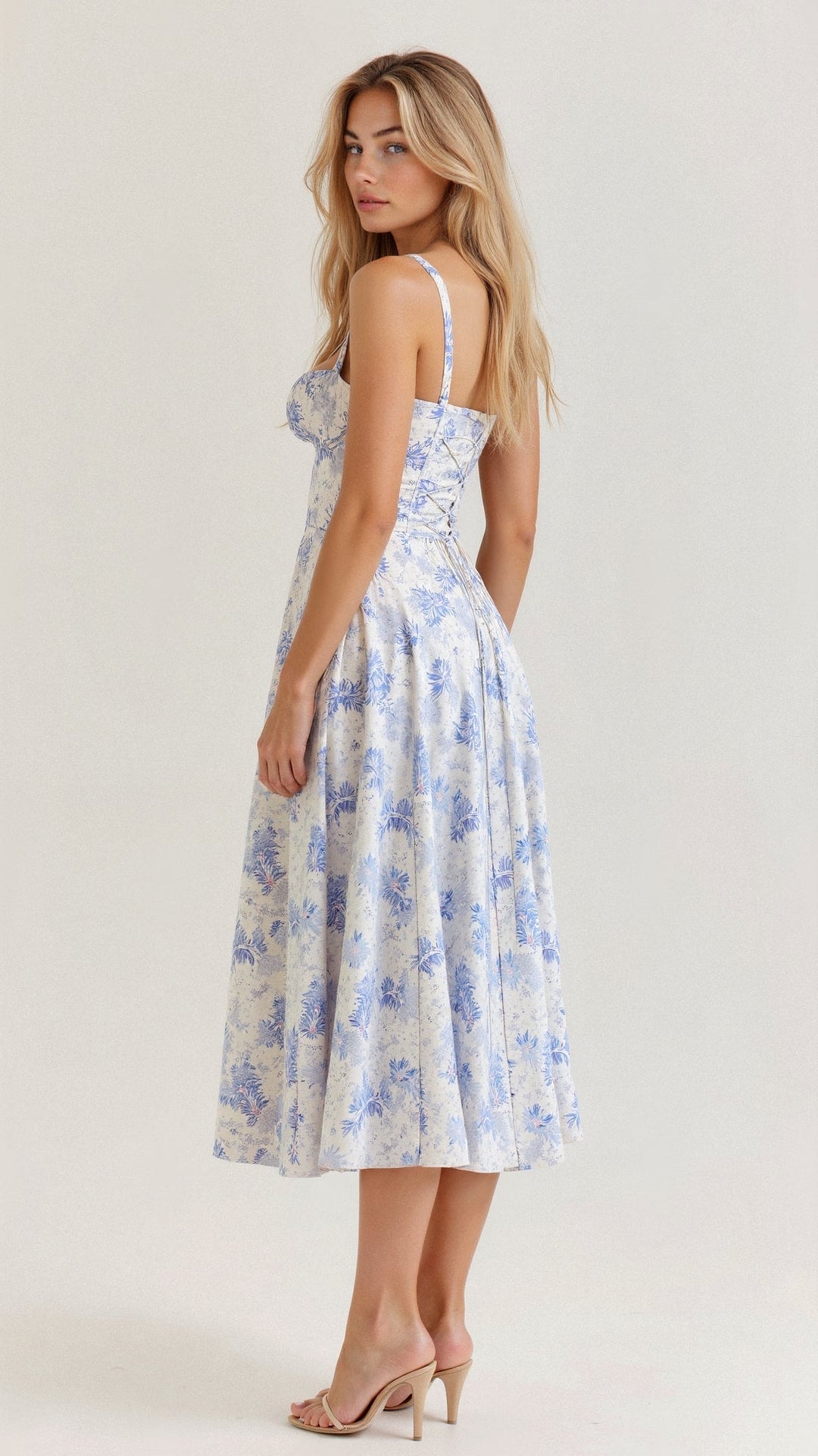 Drune | Sommerliches Midi Kleid Mit Trägern & Schlitz Luftig, Elegant & Perfekt Für Warme Tage