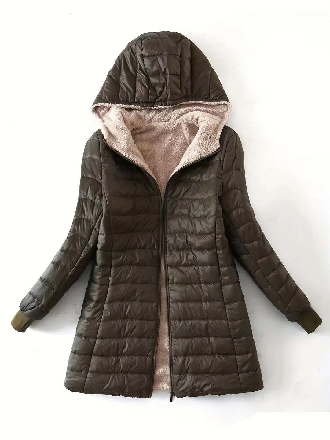 Drune | Fleece gefütterte Jacke mit Reißverschluss