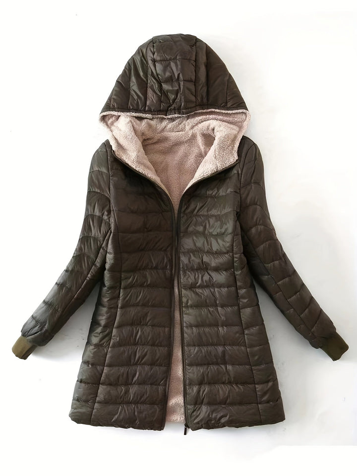 Drune | Fleece gefütterte Jacke mit Reißverschluss