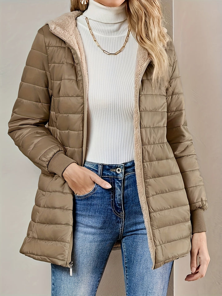 Drune | Fleece gefütterte Jacke mit Reißverschluss