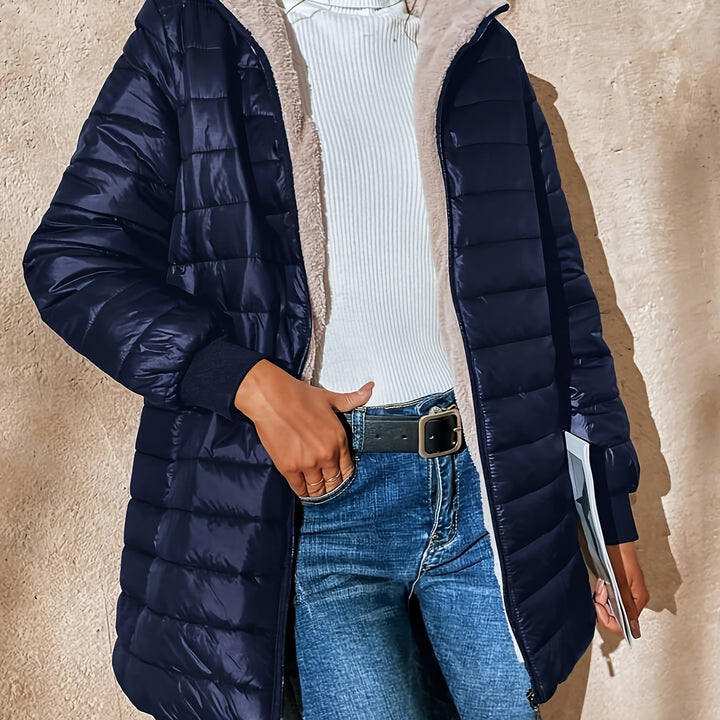 Drune | Fleece gefütterte Jacke mit Reißverschluss