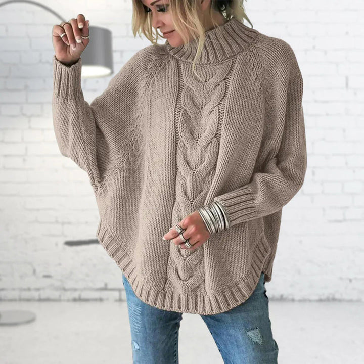 Drune | Langer Grober Strick Damenpullover