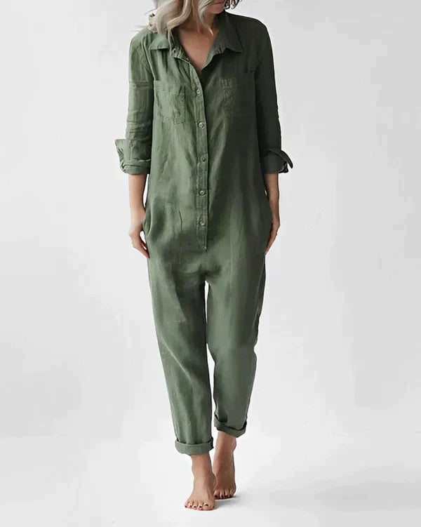 Drune | Stilvolles Grünes Jumpsuit
