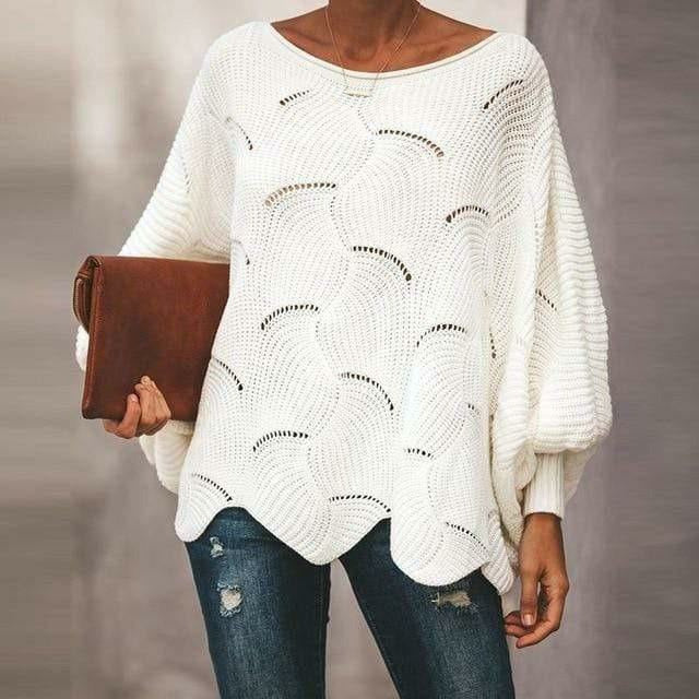 Drune | Pullover - Damen Herbst Lockere Strickpullover