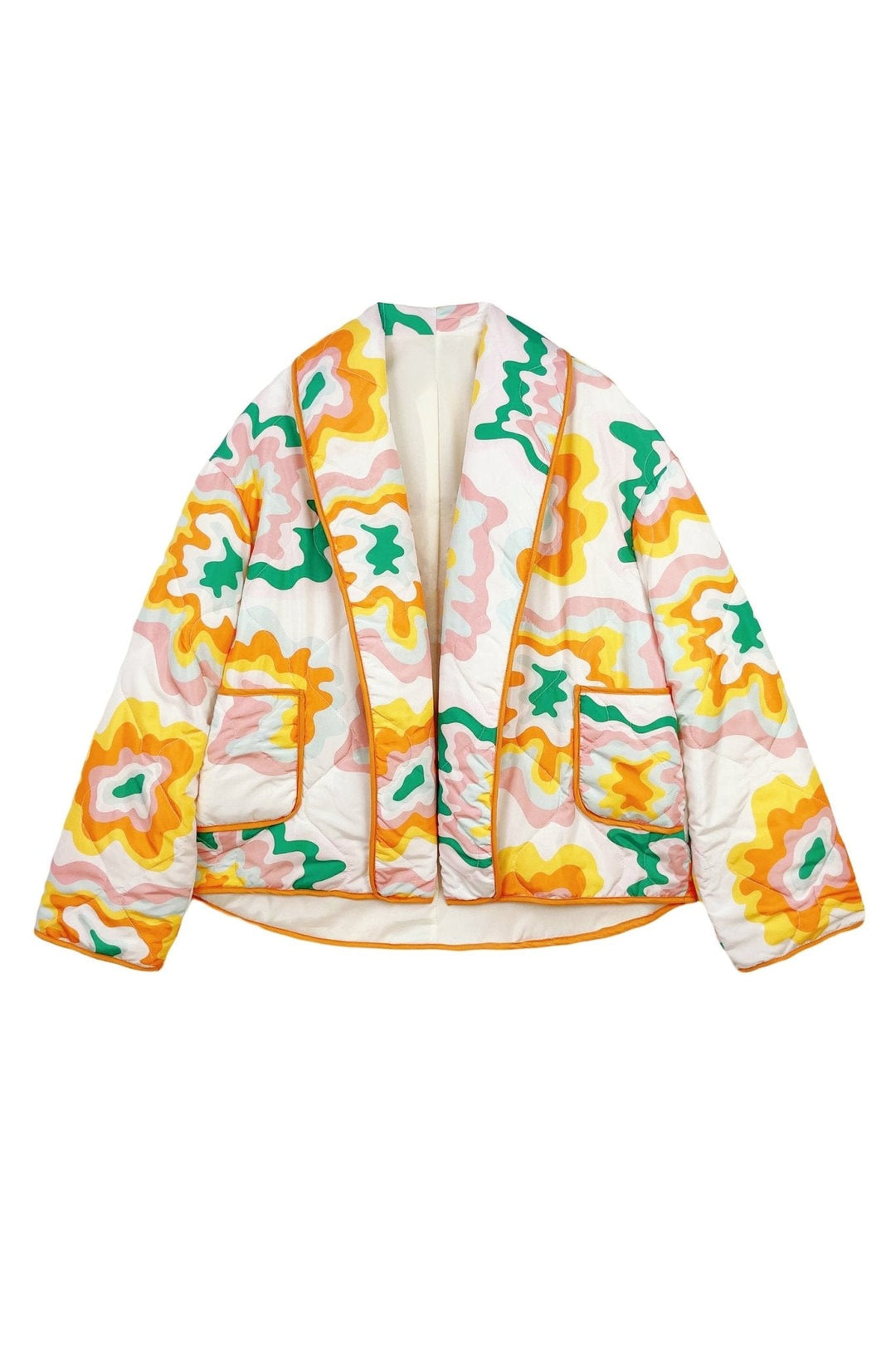 Drune | Bedruckte Steppjacke