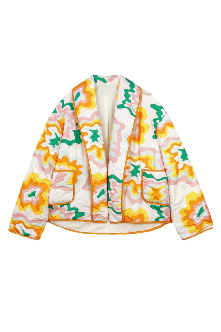 Drune | Bedruckte Steppjacke